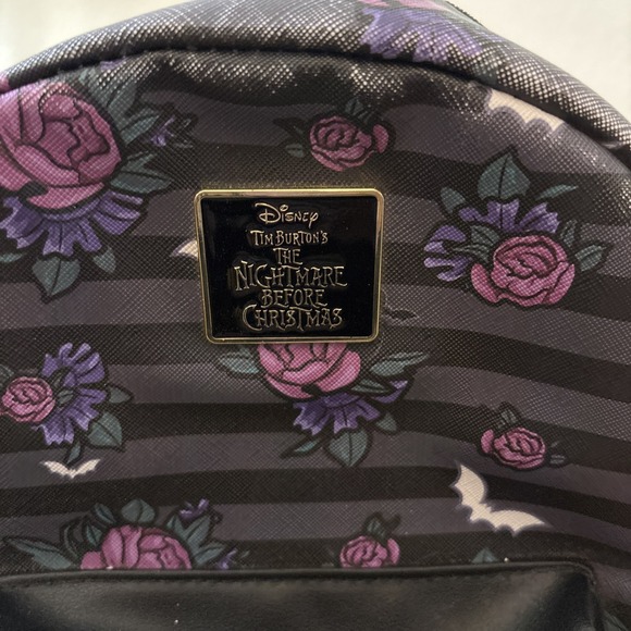 Nightmare Before Christmas Jack and Sally Bioworld Mini-Backpack - Picture 2 of 12